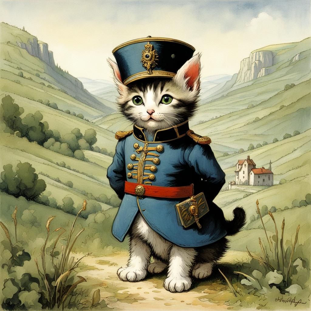 Kitten as Napoleon in Verdant Valley
