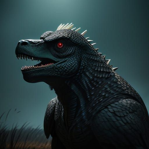 Epic Cinematic Moment in Film Noir Style