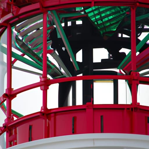 Lighthouse beacon, up close