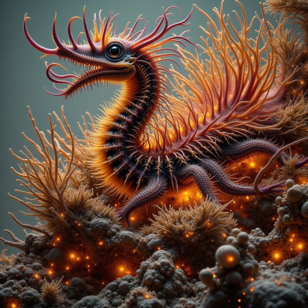 Cute Nudibranch with Antler-Like Cerata