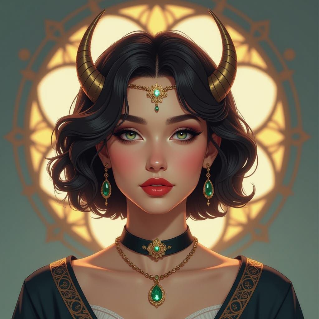 Concept Art Portrait with Dynamic Lighting