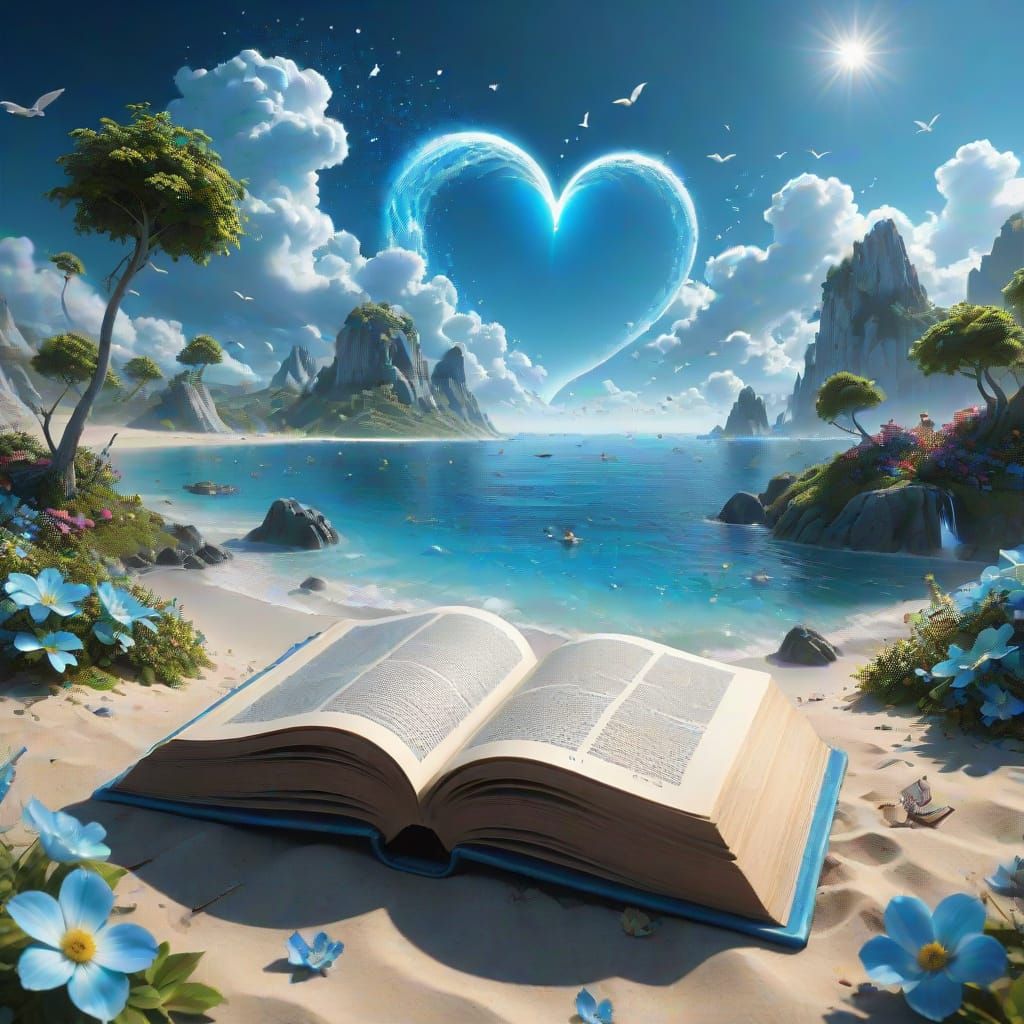 Surreal Cosmic Realm Unfolds in Digital Masterpiece