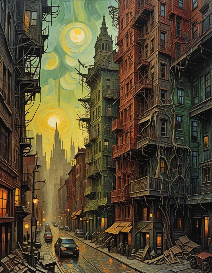 Flesh Metropolis: A Grotesque yet Fascinating Urban Landscap...