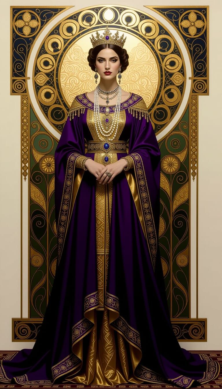 Byzantine Empress Theodora: Realistic Portrait