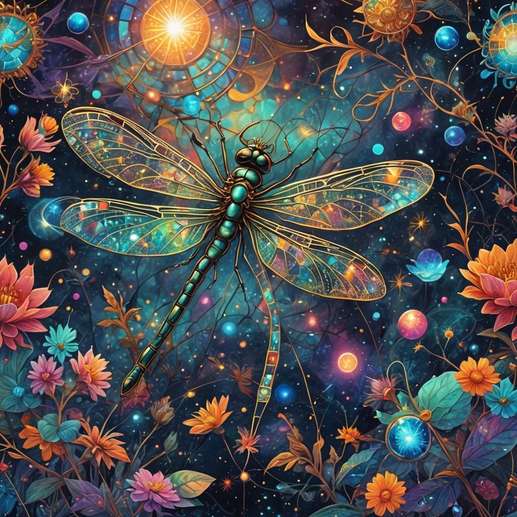 Whimsical Dragonfly