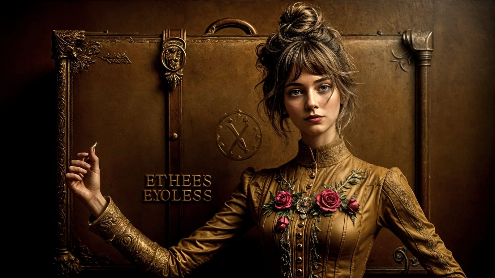 Europe Endless Text Art in Bold Capitals