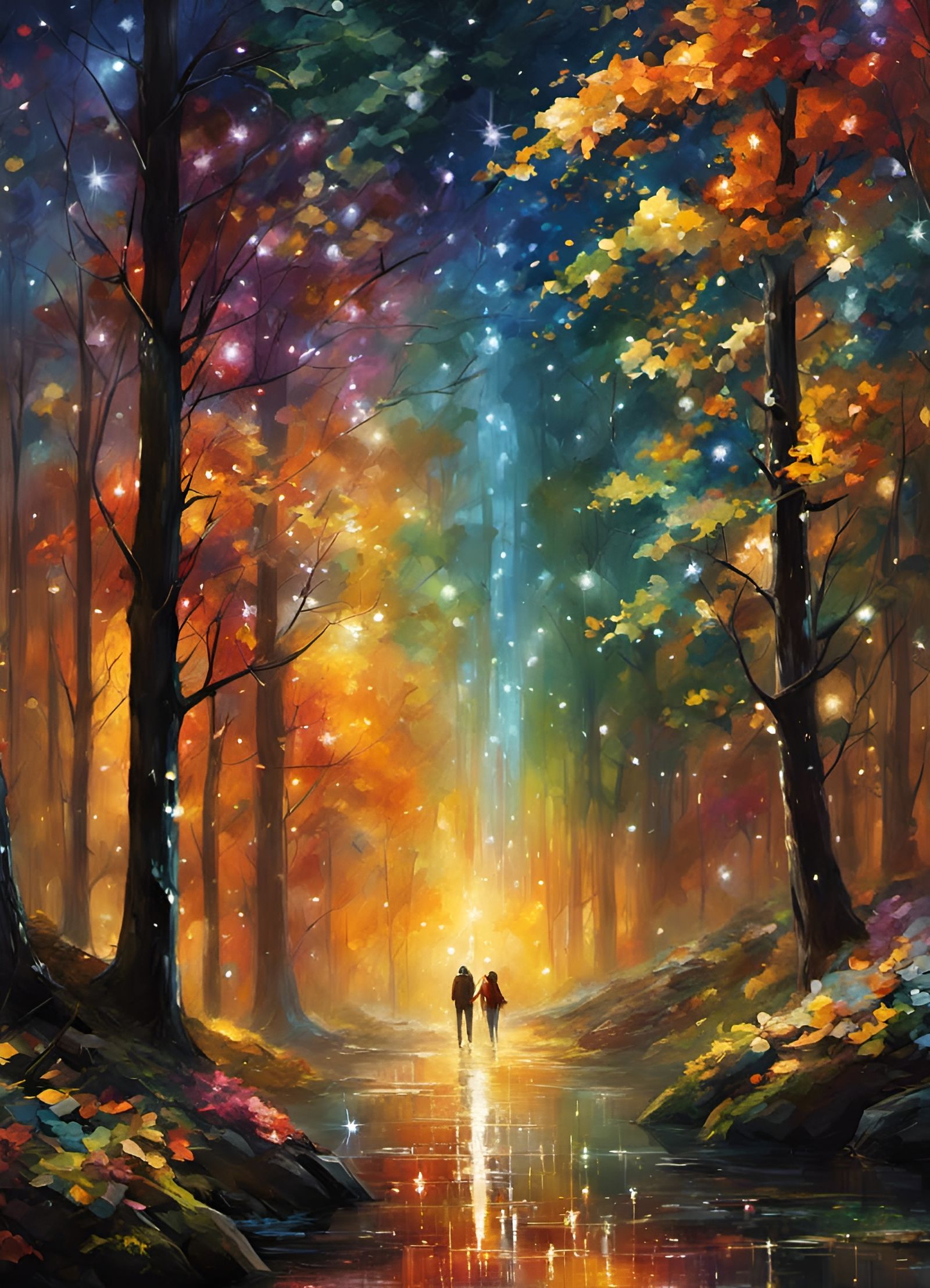 Magical Glitter Forest