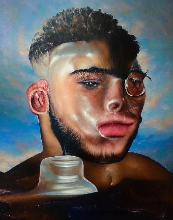 Abstract Oil Painting on Canvas