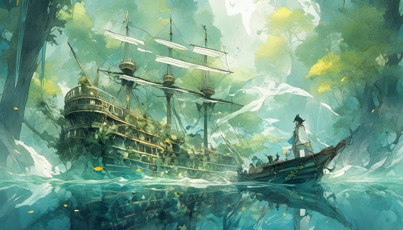 #1🔱●PIRAT MALE FORM AND HIS SHIP SANTA MARIA 13TH CENTURY● ...