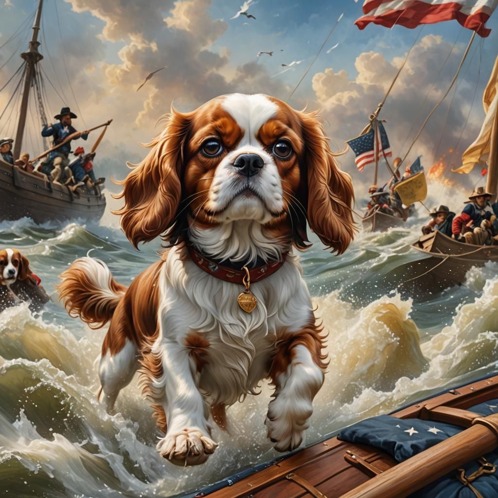 Cavalier King Charles Spaniel's Heroic Crossing