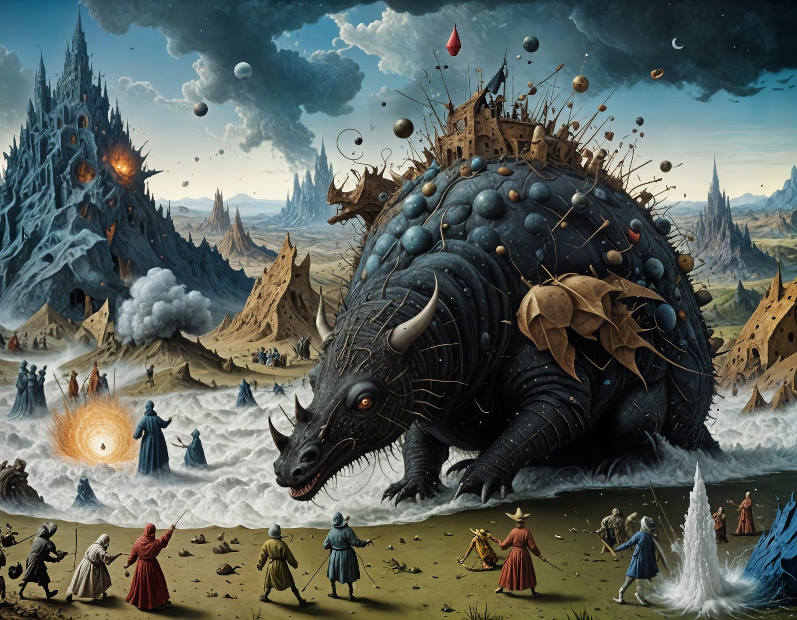 Arriving on Clouds to Plague the Locals: They have a Big Rat, Problem