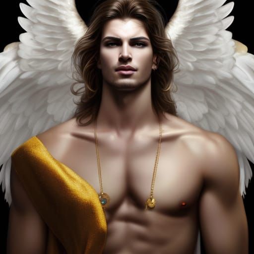 Angelic Supermodels with Gold Accessories: Hyperdetailed Por...