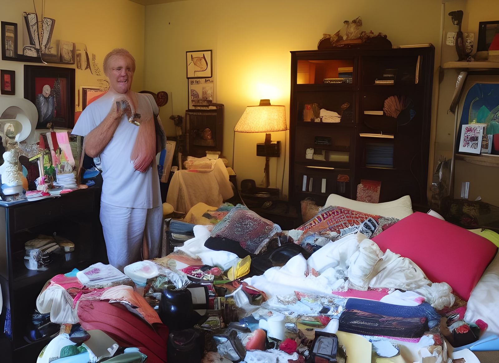 Cluttered Room Filled with Bric-a-Brac