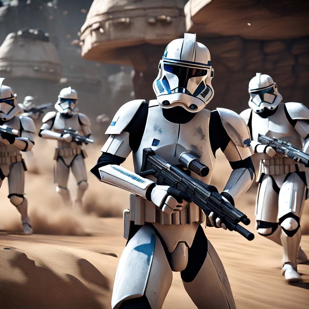 Clone Troopers in Epic Battle on Ferula