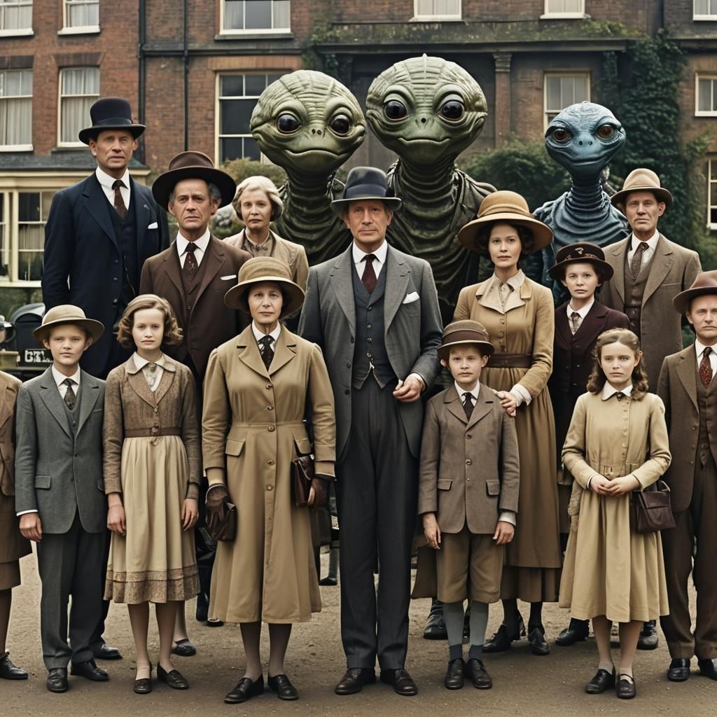 My Alien Family Portrait