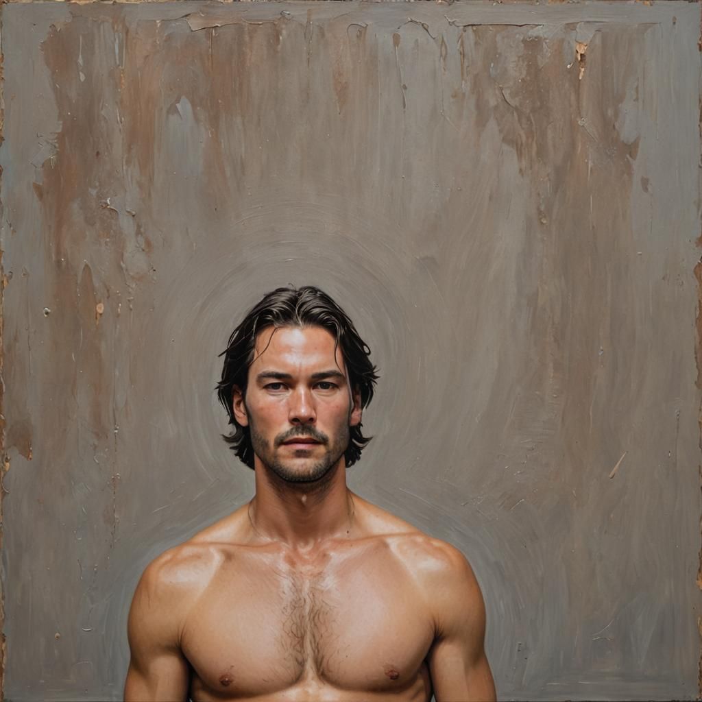 River Phoenix, Keanu Reeves, and Jimmy Garoppolo (after Vasyl Krychevsky)