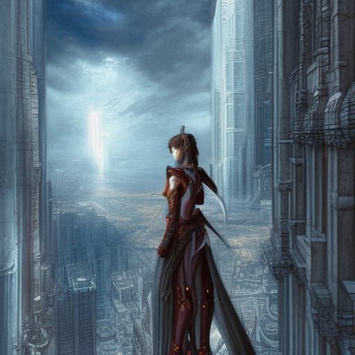 Ultima the High Seraph: Digital Matte Painting