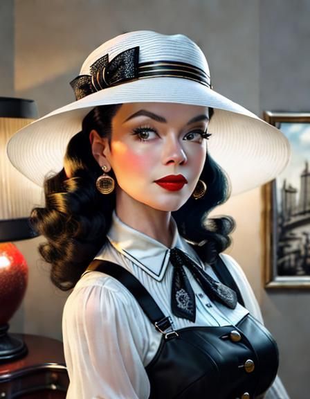 1940s Character Portrait