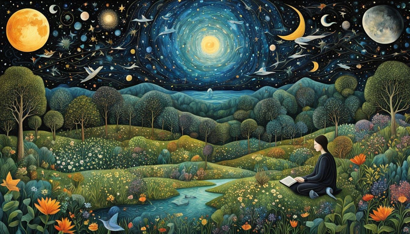 Digital Artwork in Cosmic Bio Style