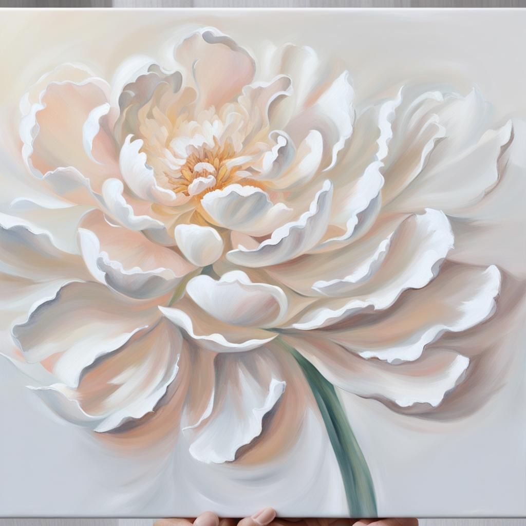 Pastel Peonies Painting: Airy, Light, and Romantic