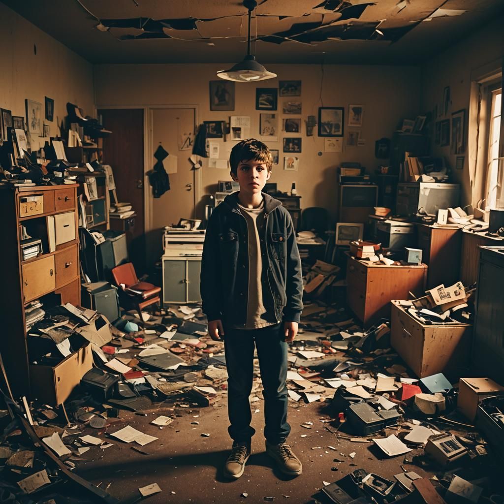 Emotional Film Still: Son After Argument