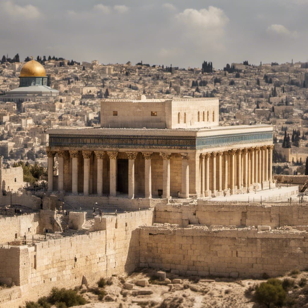 Visualization of the Second Temple in Jerusalem