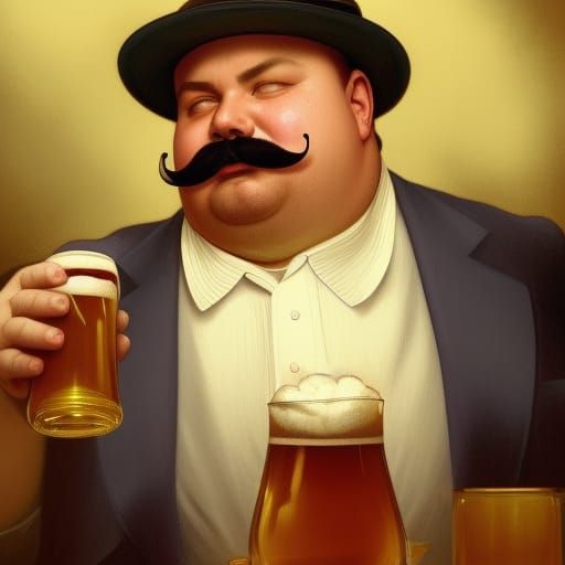 Detailed Pub Portrait with Dynamic Lighting