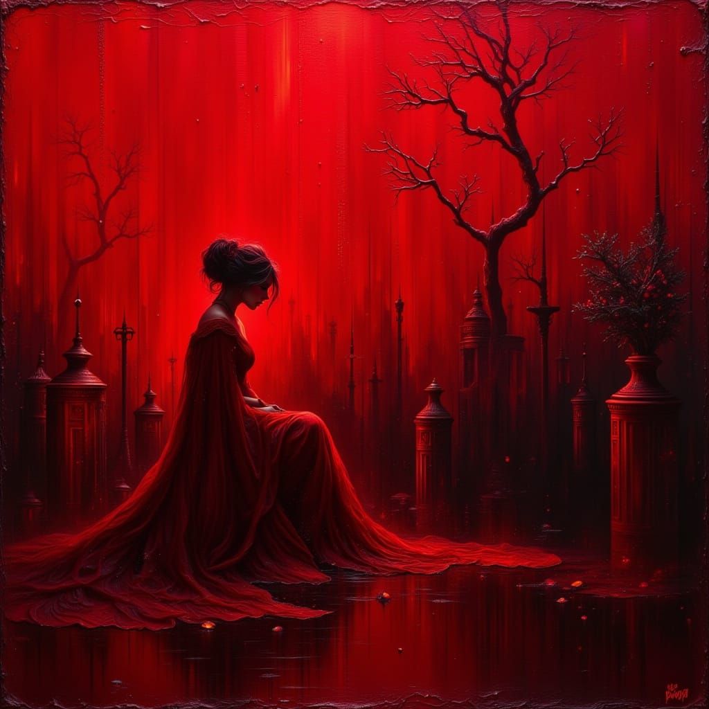 Dark Fae in Velvet Darkness