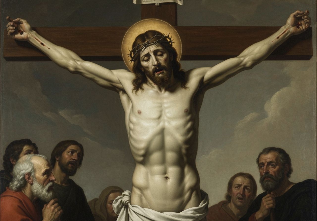Christ's Anguish: A Renaissance-Inspired Depiction
