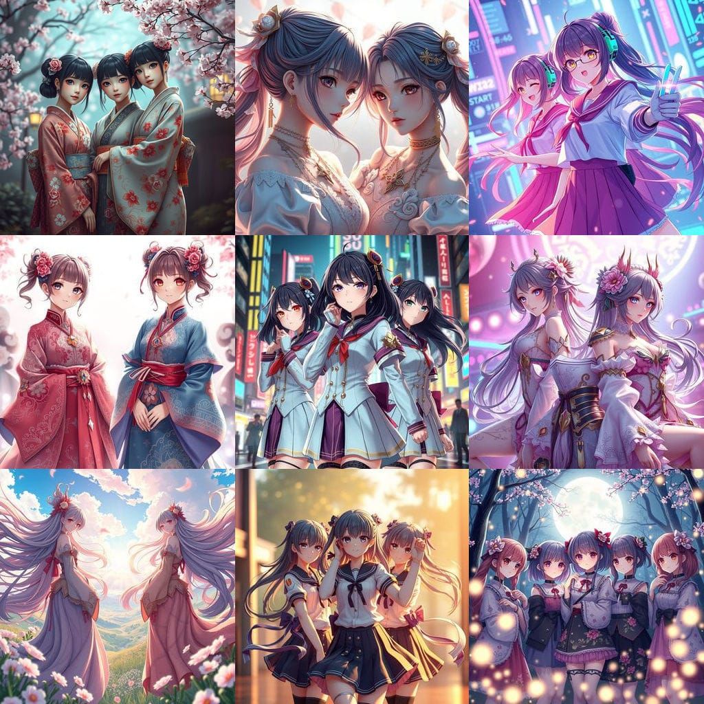 Breathtaking 3D Anime Concept Art of Girls in Stunning 8K Re...