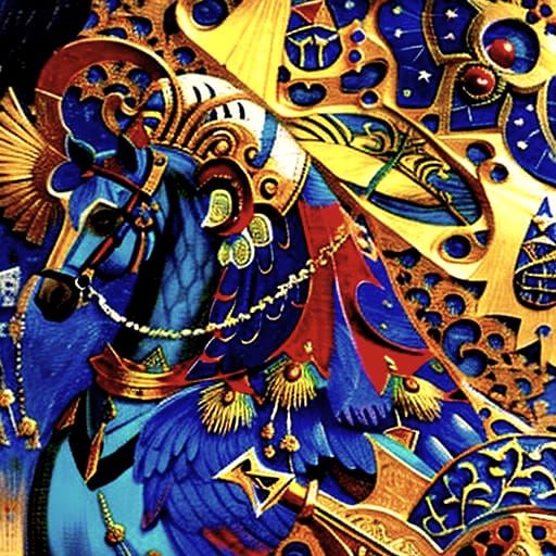 Iconic Byzantine Art in Digital Rendering