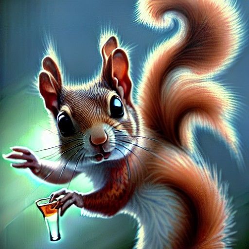 Baby Squirrels play Chemistry Beakers, Intense FUNNY, by Tyl...