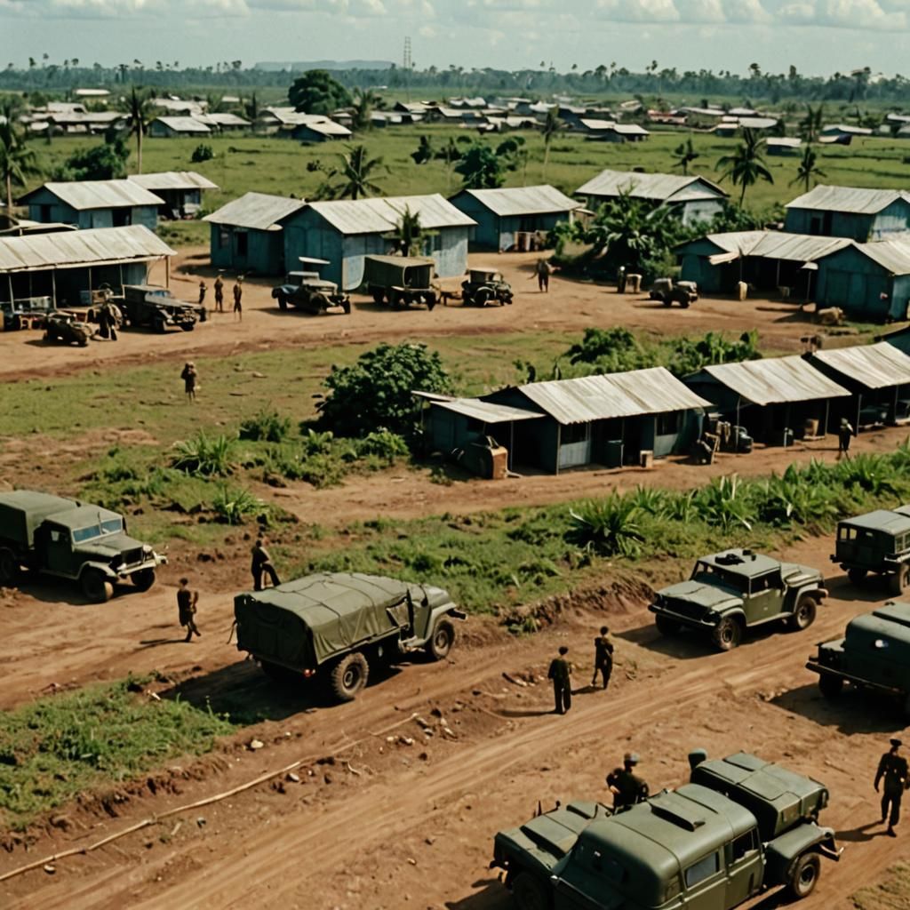 1950s Vietnam MAAG Compound