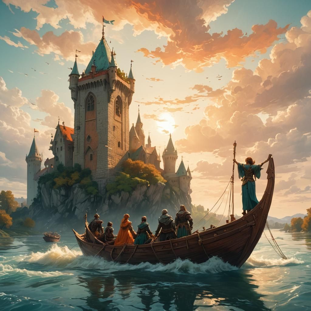 Medieval Farewell: Maiden, Prince, and River in Art Nouveau ...