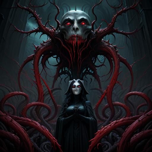 House Elf Fused with Symbiote: Dark Fantasy Horror