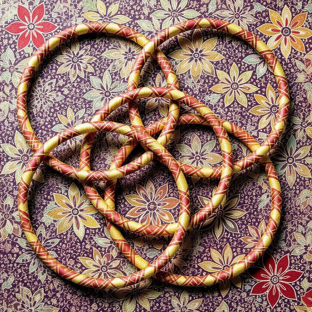 Vibrant Batik Hula Hoops