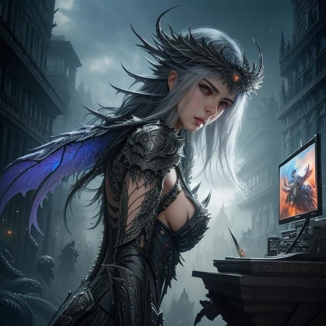 Glass Organs and Monster Fish Skin: Dark Fantasy Art