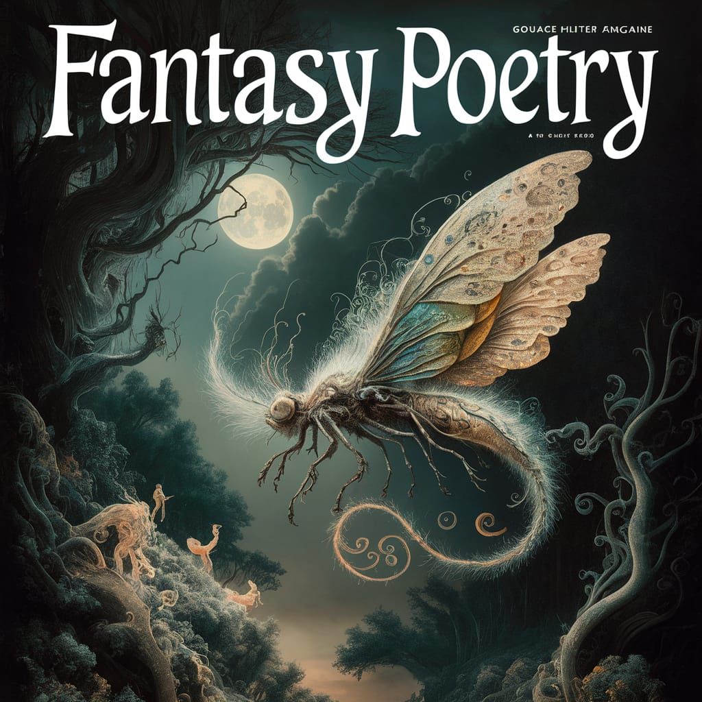 Enchanting Forest Scene on Fantasy Poetry Magazine