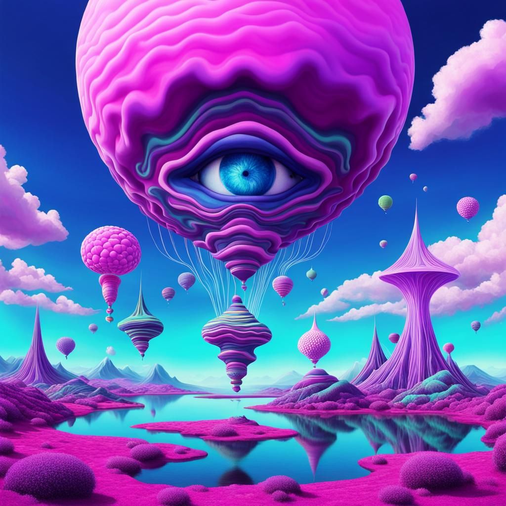 Surreal Vaporwave Funny Image