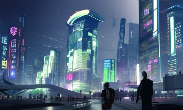 Cyberpunk Neo Shanghai