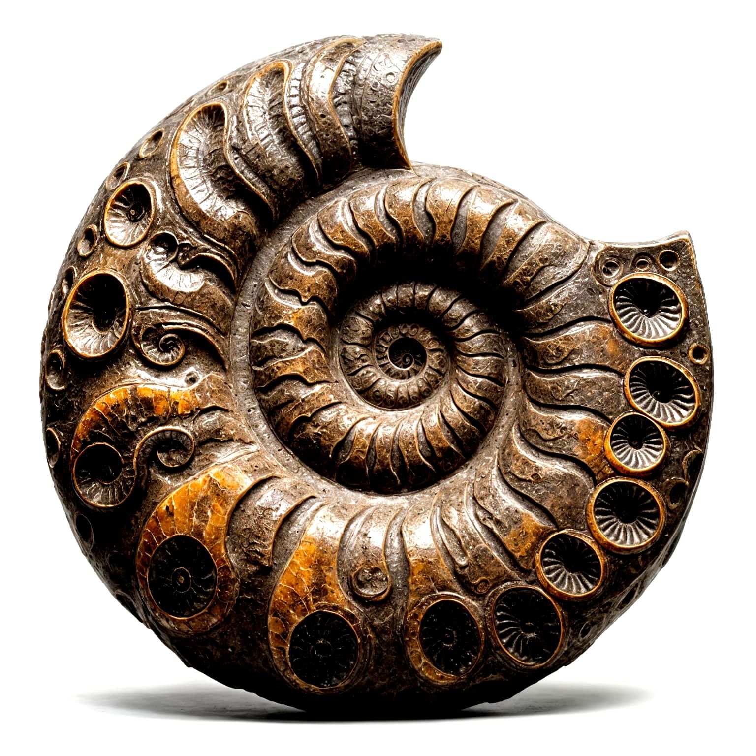 Ammonite fossil