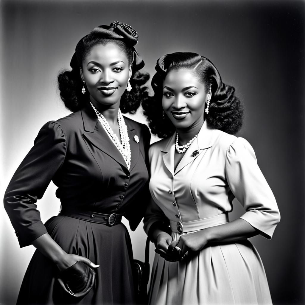 1940s Portrait of African American Women
