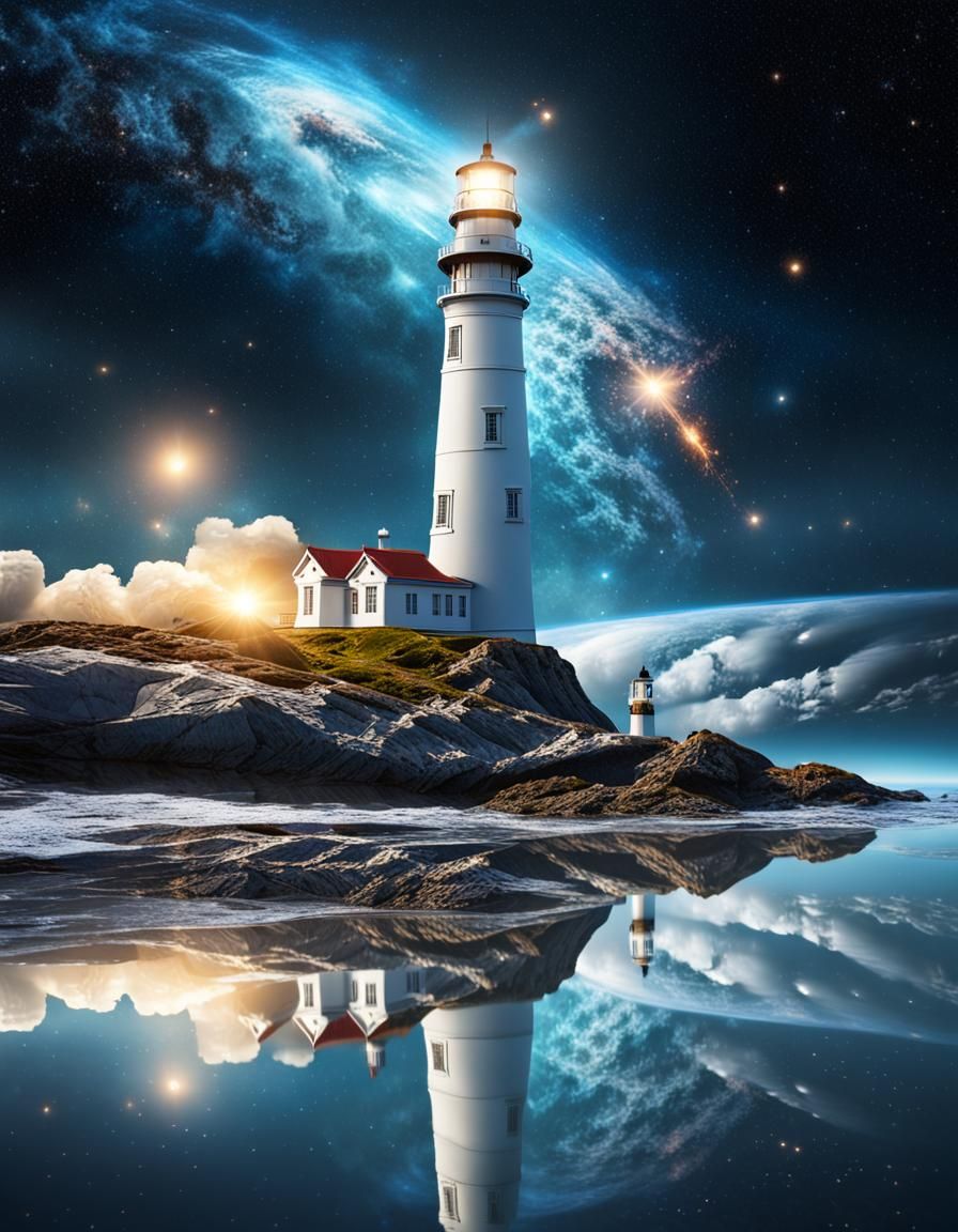 Lighthouse at the edge of the world