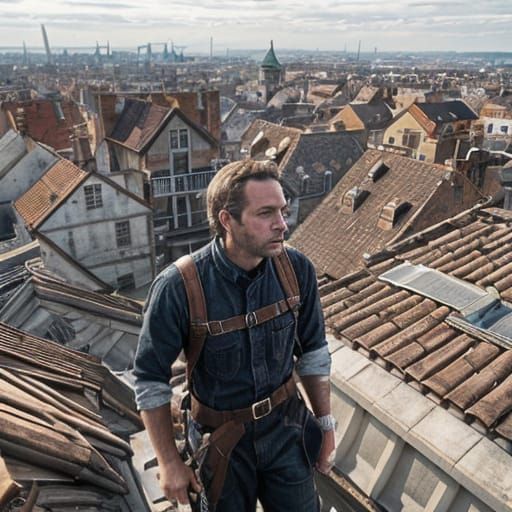 Singer Finds Solace on a Rooftop Oasis