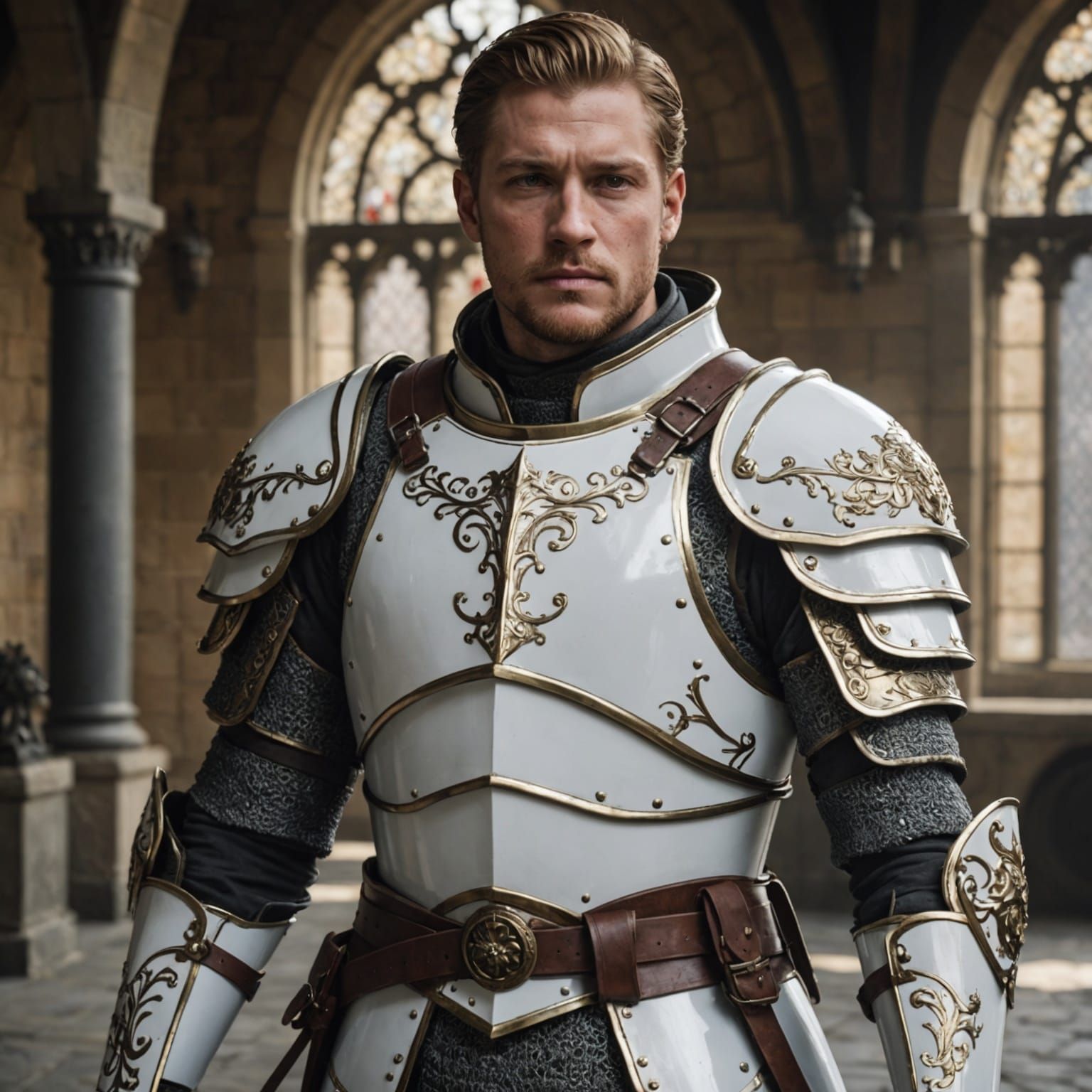 Ser Arthur Dayne in White Armor