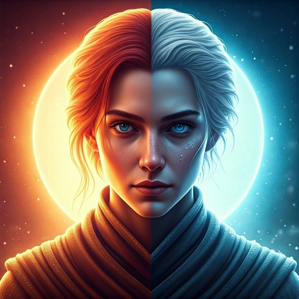 Symmetrical Beauty of Harmony and Contrast