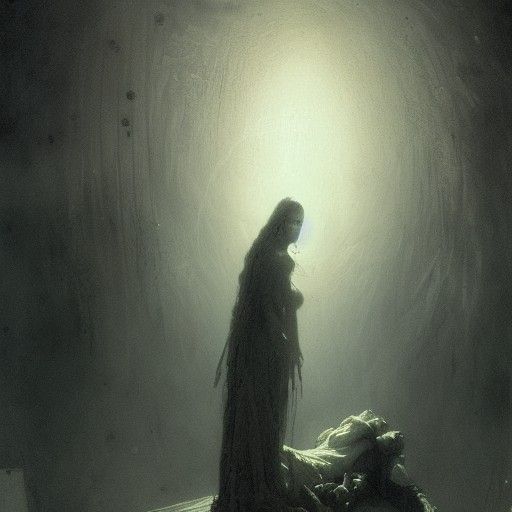 Horror Scene in Gustave Doré Style