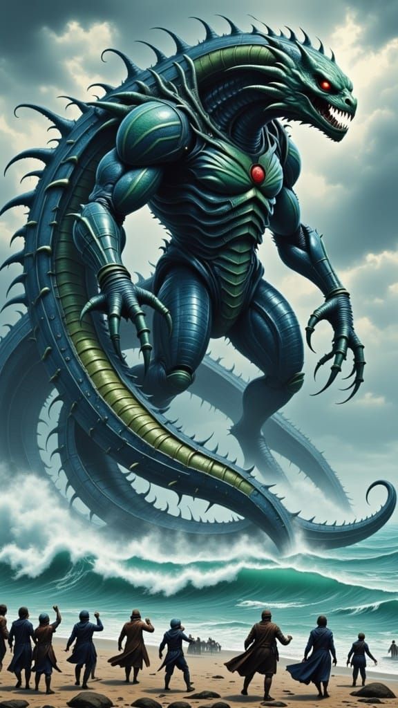 Undead Leviathan Rises from the Deep