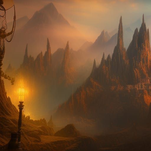 Fantastical LP Record Art in Deep Color