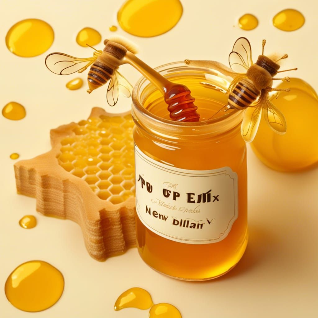 Dollar Bill in Honey for Jewish New Year